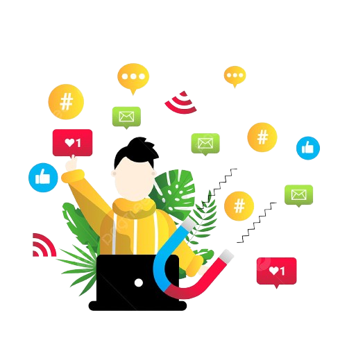 pngtree-vector-flat-illustration-man-with-magnet-and-social-buttons-png-image_6437532-removebg-preview